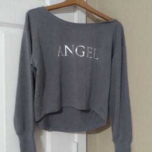 Gray Victoria's Secret off-sholder top size xs